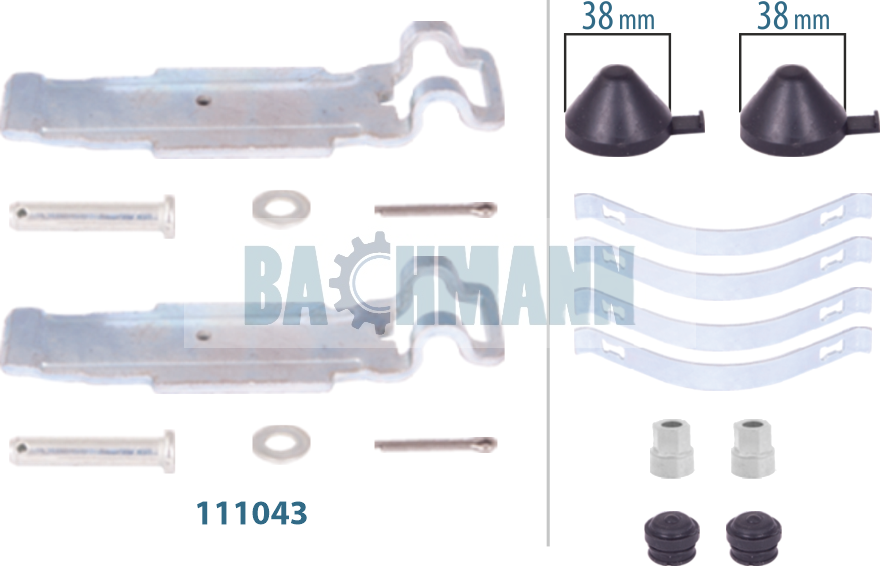 Caliper Brake Pad Retainer Repair Kit