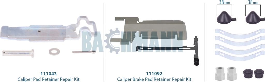 Caliper Brake Pad Retainer Repair Kit