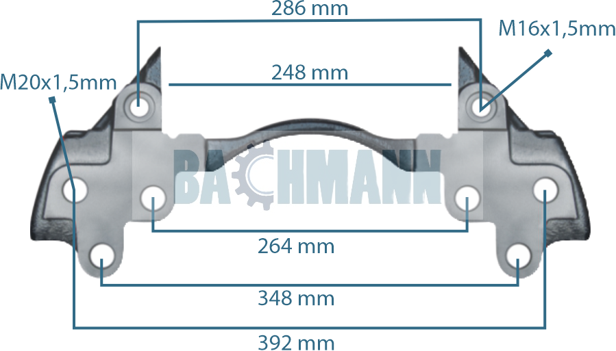 Caliper Carrier 22.5"