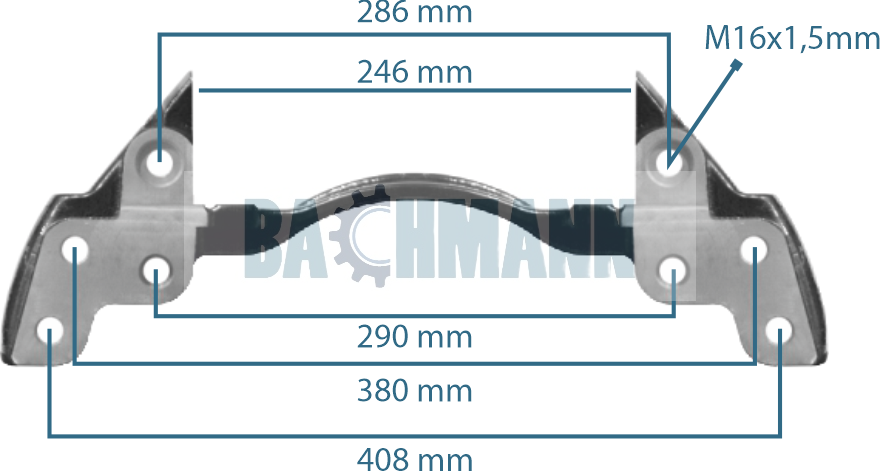 Caliper Carrier Bus 22.5" (Left&Right)