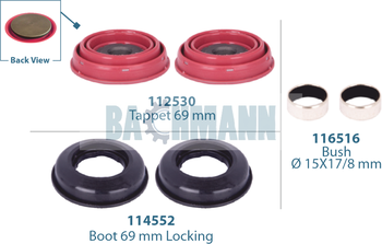 [111307] Caliper Tappet Repair Kit 69 mm (Locking Boot)