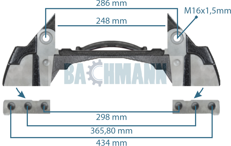 Caliper Carrier 22.5"