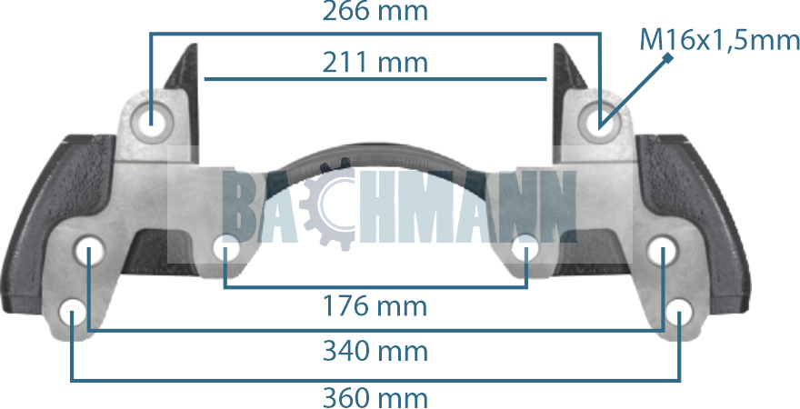 Caliper Carrier 19.5" Left&Right