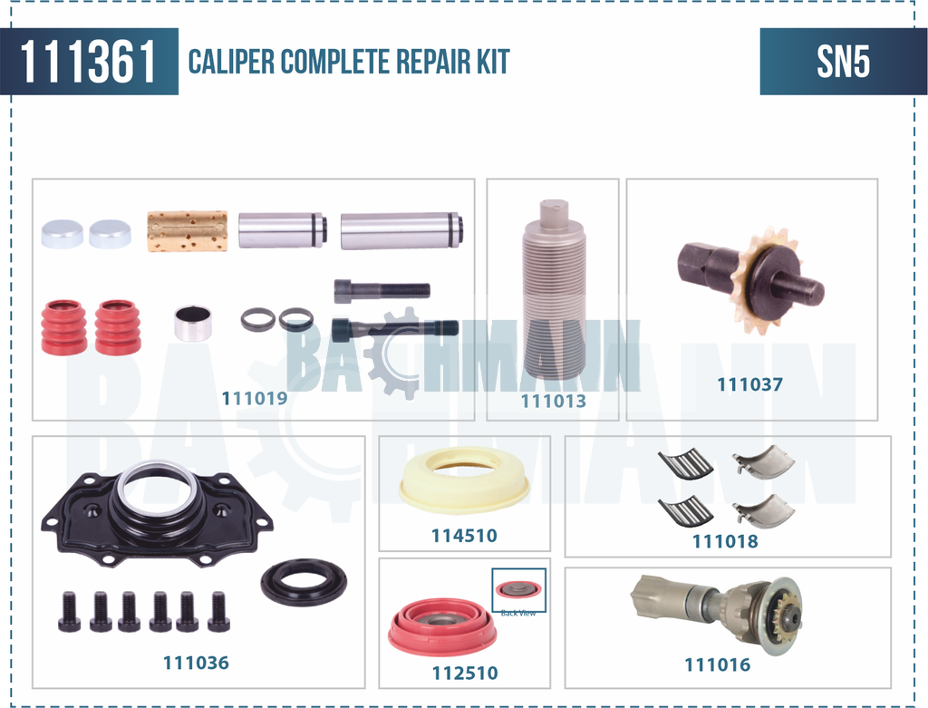 Caliper Complete Repair Kit