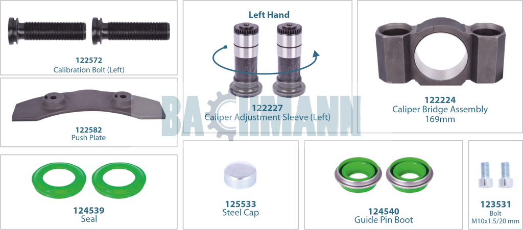 Caliper Repair Kit (Left)