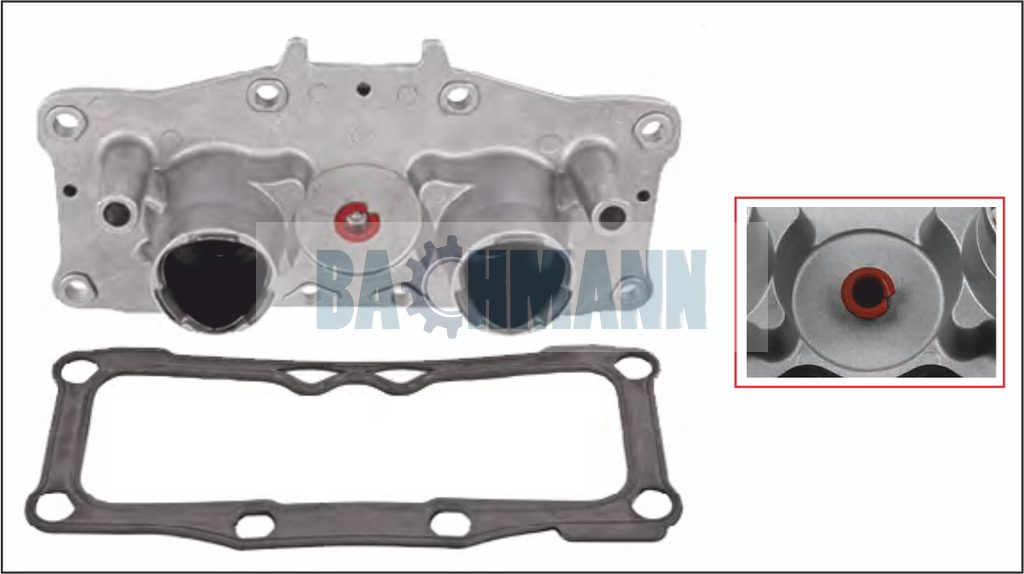 Caliper Mechanism Cover + Bushes + Gasket