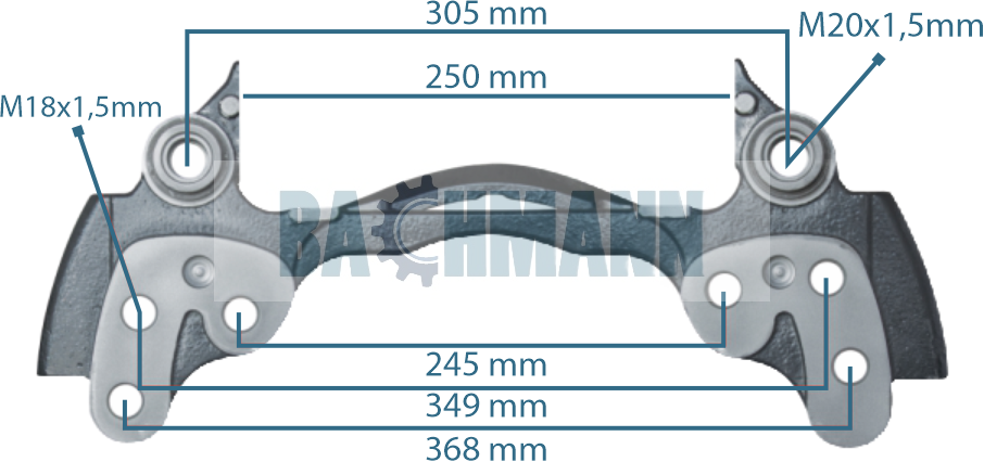 Caliper Carrier RENAULT 380-400