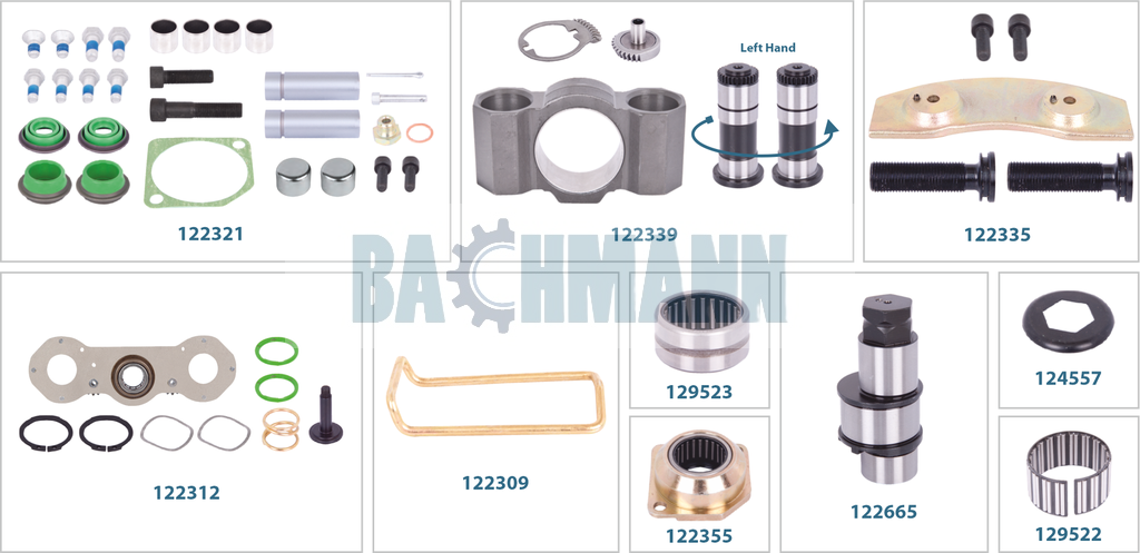 Caliper Complete Repair Kit Left