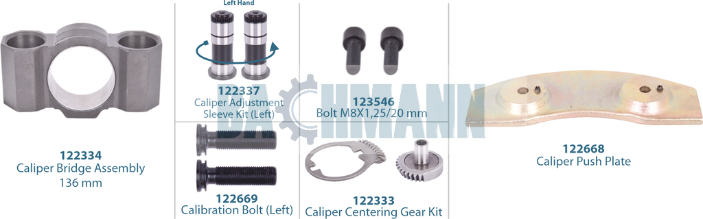 Caliper Repair Kit (Left)