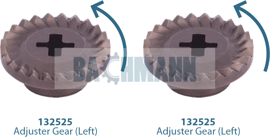 Caliper Adjusting Gear Kit (Left) 