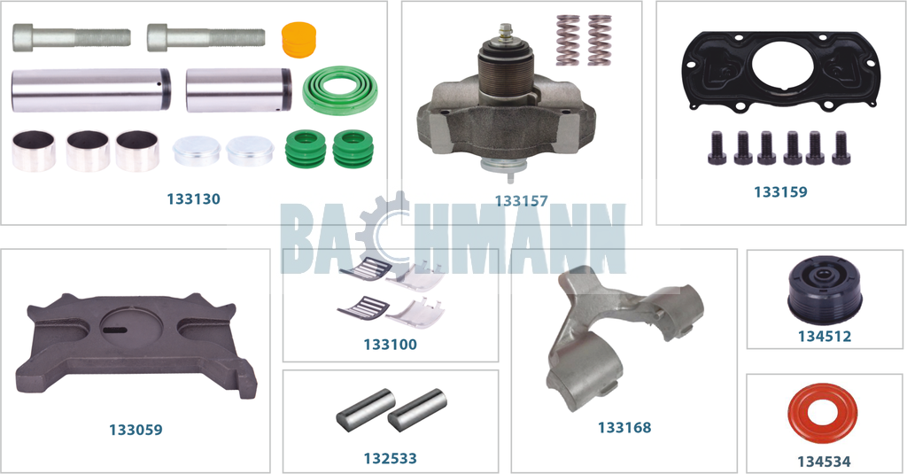 Caliper Complete Repair Kit (Right)