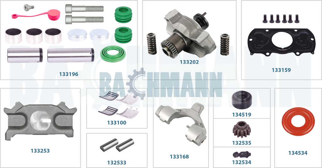 Kaliper Komple Tamir Takımı (Sol)