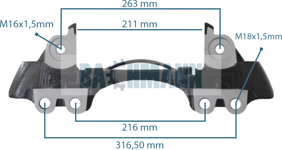 Caliper Carrier 22.5 PAN22 Right