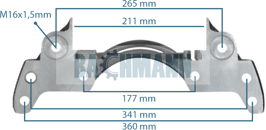Caliper Carrier 19.5" Right