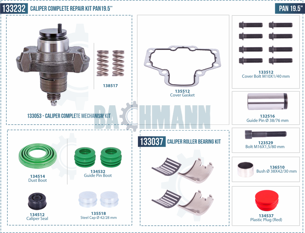 Kaliper Komple Tamir Takımı