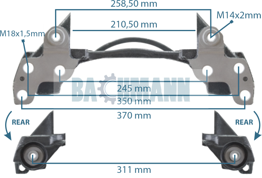 Caliper Carrier Modul X