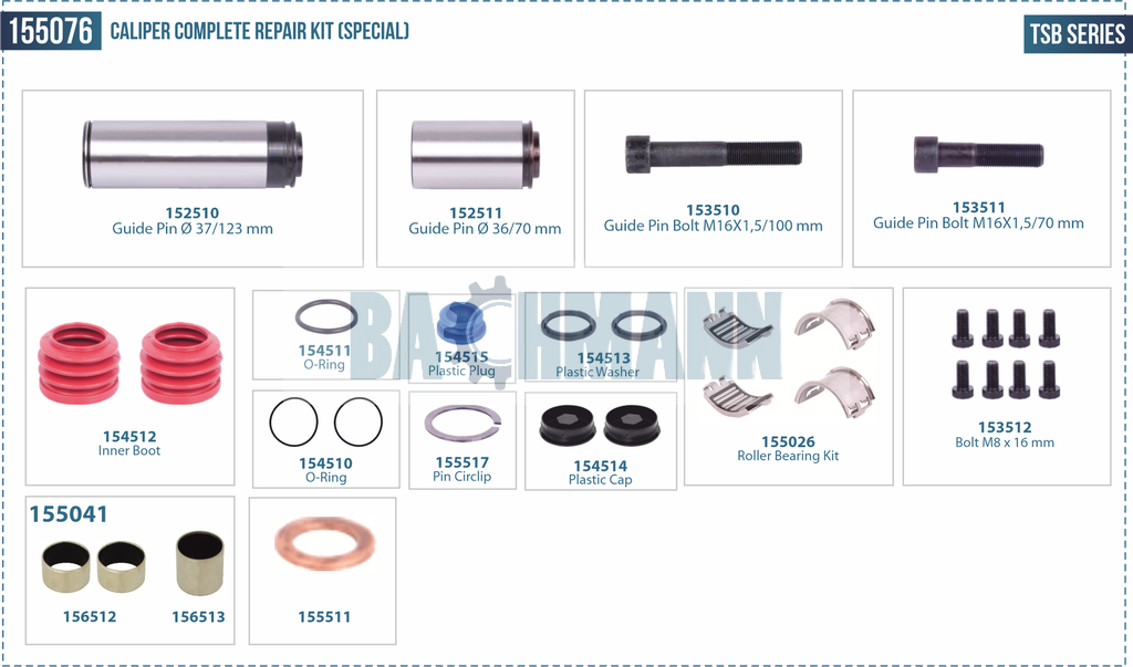 Caliper Repair Kit (Special)