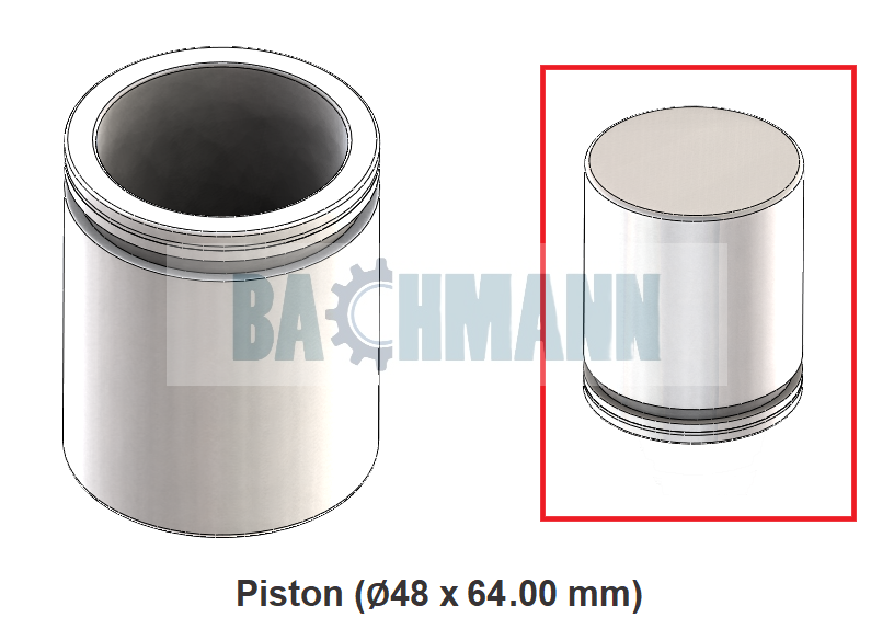 Caliper Piston Ø 48 X 64 mm