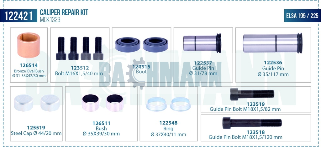 Caliper Repair Kit