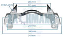 Caliper Carrier 22.5" DAF