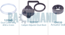 Caliper Rubber Cap Repair Kit