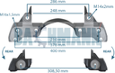 Caliper Carrier 22.5" Left&Right